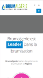 Mobile Screenshot of brumalgerie.com